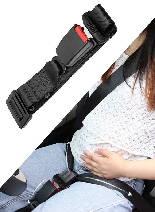 Pregnancy Adjustable Seat Belt, Maternity Seat Belt, Prevents abdominal Pressure and Protects the Abdomen, Essential for Pregnancy (Black) - Image 1